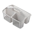 thumbnail image 2 of Portable Shower Basket Cleaning Supplies Organizer with 3 Compartments Grey, 2 of 8