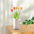 thumbnail image 3 of 5 Pcs Real Touch Artificial Tulips Bouquet, Lifelike Tulip Flowers for Home Table Wedding Party & Daily Decor,Orange, 3 of 5