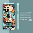 thumbnail image 3 of Case For Oneplus 5 6 9 9R 8 8T 7 7T A3 2 2V NORD 3 2 Lite Pro Simple Liquid Silicone Case Cartoon Spa3 Astronaut, 3 of 5
