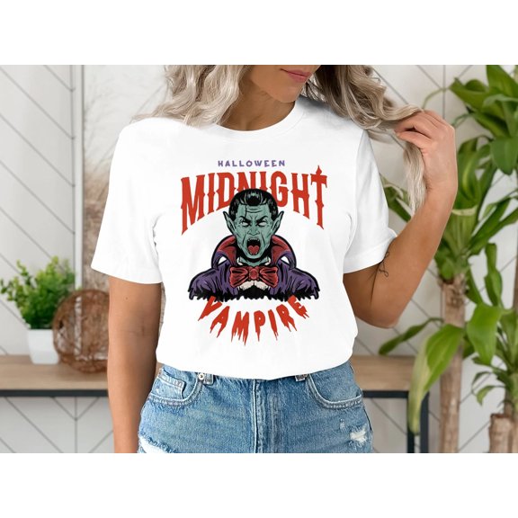 Halloween Midnight Vampire T-Shirt, Halloween Party