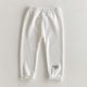 thumbnail image 4 of Cowsor Baby Girl Pants Toddler Girl Solid Ribbed Pants with Trim Newborn Cotton Leggings Infant Jogger Pants, 4 of 6