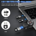 thumbnail image 2 of Clicker de Presentación Inalámbrico USB Tipo C Recargable, Clicker de PowerPoint para Presentaciones con Anillo de Dedo con Puntero Luminoso, 2 of 5