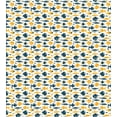 thumbnail image 2 of Ambesonne Nautical Duvet Cover Sets, Ornate Bizarre Fish Forms, 2-Queen, Orange Dark Teal White, 2 of 6