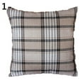 thumbnail image 2 of Ludlz Modern Plaid Pillow Case Throw Cushion Square Cover Protector Home Car Decor, 2 of 7