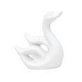 thumbnail image 2 of Colección de figuras de cisne Adorno de cisne Elegante figura de cisne Escultura moderna Blanco A, 2 of 9