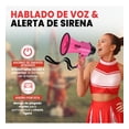 thumbnail image 2 of Megáfono Altavoz Ligero 30W Pyle, Bullhorn con Volumen Ajustable, Sirena Incorporada, Alcance de 800 Metros, Ideal para Deportes en el Exterior, Animación y Eventos, Rosa, 2 of 7