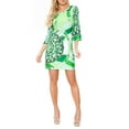 thumbnail image 2 of Women's 3/4 Sleeve Mozaic Print Dress, 2 of 5