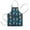 Dark Blue Mermaid, variant on Dark Blue Ballerina Flower Pattern Kids Aprons for Girls and Boys,Adjustable Neck Strap Toddler Aprons for Kids Cooking Baking,23.6"x19"