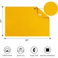 thumbnail image 4 of LAICAIW Microfiber Kitchen Dish Towels 6 Pack- 17 x 25\u201d Super Absorbent Kitchen Hand Dish Cloths, Lint Free & Quick Drying (Yellow/Light Gray), 4 of 7