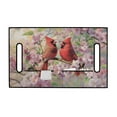 thumbnail image 2 of Renewold Golf Cart Seat Cover with Front Pockets Lightweight Soft Golf Blanket Accessories Compatible with EZGO Yamaha Club Cars and More 2 Person Seats, Cardinal Bird Peach Blossom, 2 of 7