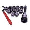 thumbnail image 2 of Precision MT2 Shank Sharpla ER32 Collet Set para Herramientas de Fresado de Máquinas de Grabado CNC, 2 of 8