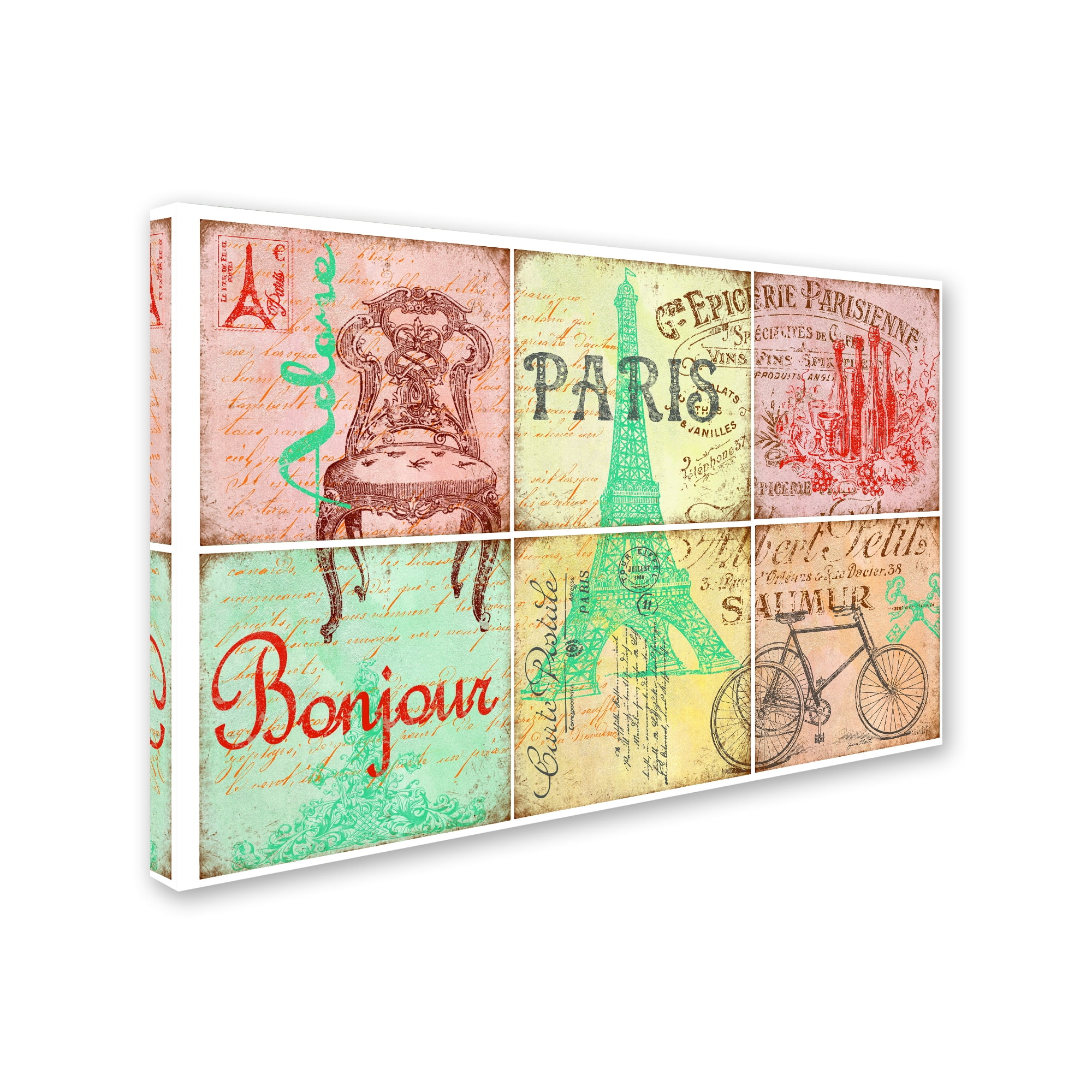 Trademark Fine Art 'Parisienne 2' Canvas Art by Jean Plout