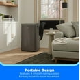 thumbnail image 2 of Open Box Midea MAP08S1XWGR-T 8,000 BTU Smart Portable Air Conditioner with Remote Grey, 2 of 6