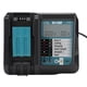 thumbnail image 4 of Cargador de batería de iones de litio para Makita 14,4 V 18 V Pantalla LCD incorporada 100-240 V (enchufe del Reino Unido), 4 of 5