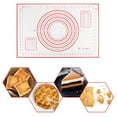thumbnail image 4 of Silicone Baking Mat Dough Maker Pad with Measurements Non-slip Non-stick Rolling Pastry Mat for Kitchen Birthday Wedding Party, 4 of 8