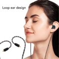 thumbnail image 3 of 3.5mm to 2 Pin 0.78mm Earphone Cable 3.9FT OFC Braiding Gold Plated Headphone Replacement Cable for QDC for KZ ZSN ZSN Pro ZSN Pro X, 3 of 4