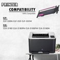 thumbnail image 4 of Inkfirst® Cartouche de Toner Magenta CLP-320 M CLT-M407S 407S Compatible Remanufacturé pour Inkfirst® CLP-320N CLP-325 CLX-3185, 4 of 4