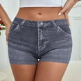 thumbnail image 2 of Short Leggings for Women Cycling Legging Shorts with Pockets Workout Tights Running Denim Shorts Gym Elastic Waist Jean Yoga Pants High Waisted Hot Pants Soft Long Briefs for Under Dresses, 2 of 7