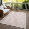 thumbnail image 6 of Addison Rugs Chantille Indoor/Outdoor Transitional Geometric, Abstract Pink Washable Rectangle Rug, 8' x 10', 6 of 6
