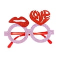 thumbnail image 4 of Gafas para el Día de San Valentín, accesorios para fotos del Día de San Valentín, divertido corazón, señales para posar para selfies, suministros para , estilo D Macarena Anteojos de San Valentín, 4 of 8