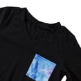 thumbnail image 6 of SYNPOS 4-13Y Child Girls V Neck Long Sleeve Loose Tie-dye T-shirts Tunic Tops, 6 of 10