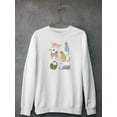 thumbnail image 3 of Cat Squad Iv Sweatshirt Women -June Erica Vess Designs, Female XX-Large, 3 of 4