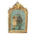 thumbnail image 3 of jifeng Retro Antique Resin Photo Display Frame Gift Elegant Wall Desktop Picture Holder L, 3 of 9