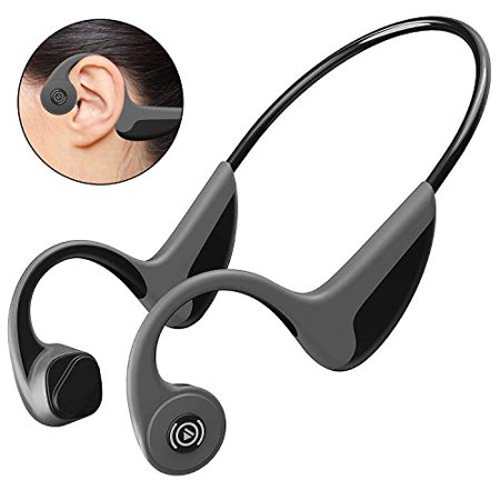VJJB Bone Conduction Headphones Bluetooth 5.0, Z8 Wireless Bone Function Conduction Headsets Lightweight