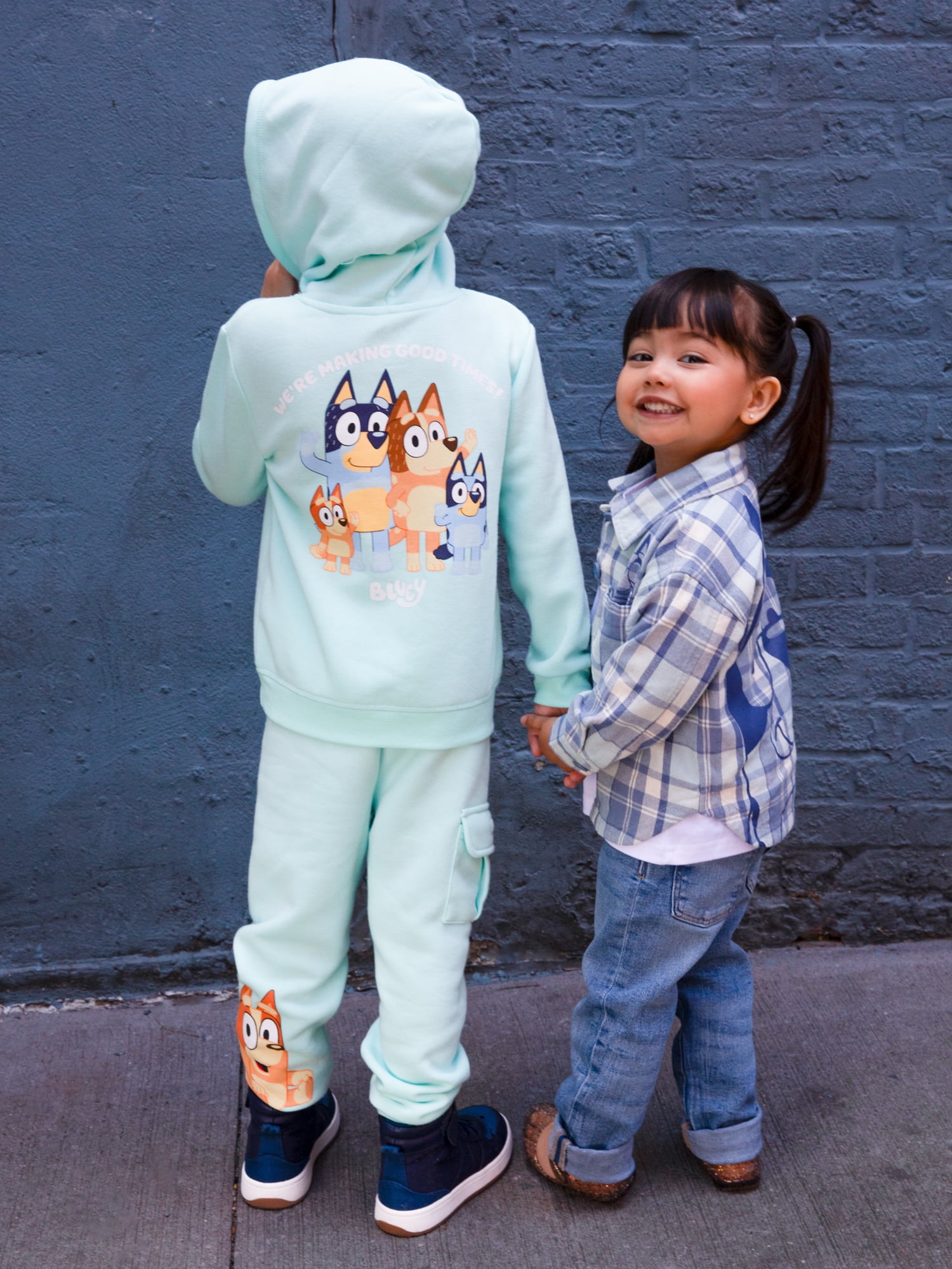 Bluey and Bingo Toddler Boys Hoodie and Joggers Set, Sizes 12M-5T