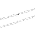 thumbnail image 5 of LeCalla 925 Sterling Silver Chain Necklace for Women, Light Weight 6.5MM Big Paperclip Link Chain Necklace 36" Inch Jewelry Gifts for Women, 5 of 7