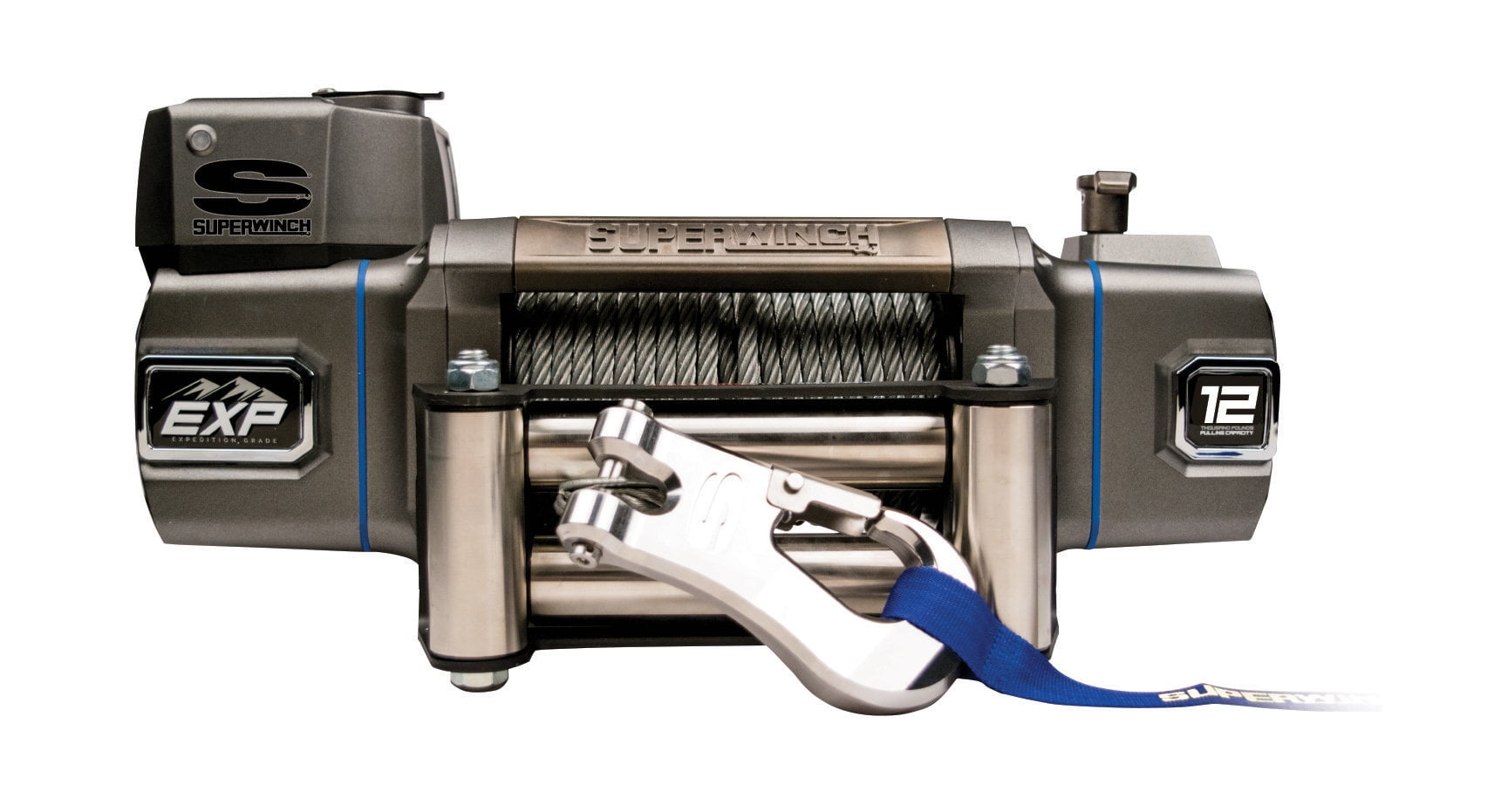 SUPERWINCH S102743 EXP8 12000 Lb Winch Wire Rope Roller Fairlead