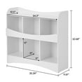 thumbnail image 5 of BYO Kids Toy Storage & Bookcase, White, 5 of 6