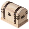 thumbnail image 4 of 8 Pack: 7" Wood Box with Metal Accents by Make Market, 4 of 4