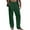 Green, variant on lmcalzta Linen Pants Men Plus Size Drawstring Elastic Waisted Wide Leg Trouser with Pockets Causal Loose Summer Beach Yoga Pant