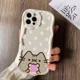 thumbnail image 3 of Funda de teléfono con diseño de gato Pusheens para iPhone, carcasa suave de onda cremosa 3D para modelos 16, 15, 14 Plus, 13, 12 Mini, 11 Pro Max, X, Xs, XR, 7, 8, 3 of 5