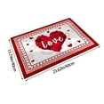 Stylish JYKCUL Valentines Day Heart Doormat Love Decorative Floor