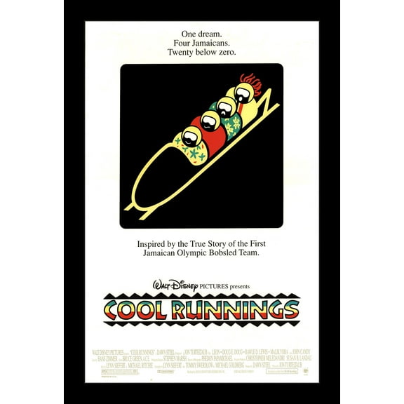 COOL RUNNINGS - 11x17 Framed Movie Poster