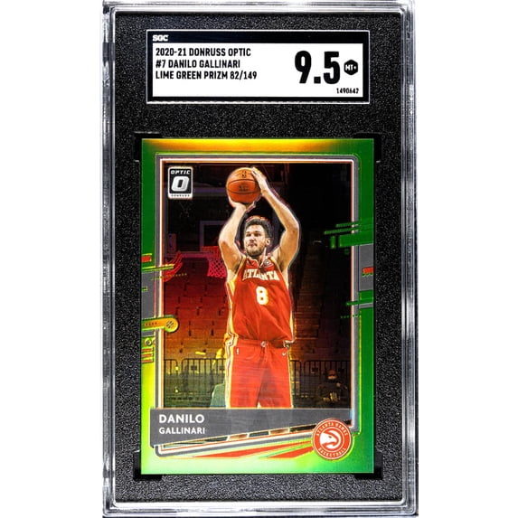 2020-21 Panini Donruss Optic Lime Green Danilo Gallinari #7 /149 SGC 9.5