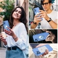 thumbnail image 6 of for iPhone 14 Pro Case, Magnetic with Stand Ring, [Compatible with Magsafe] [Camera Protection] MIL-Grade Shockproof with Matte Hard Back, Full Protective Holder Case for 14 Pro-Blue, 6 of 14