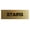 Brushed Gold, variant on Basic Stairs Sign (Brushed Gold) - Small
