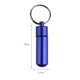 thumbnail image 2 of Organizador de la medicina de aluminio Pastillas de píldoras de la botella de fármacos Llavero de contenedor de almacenamiento, 2 of 7