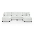 U Shaped Modular Sectional Sofa, DIY Combination Couch, Includes 2
