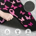 thumbnail image 3 of Balery Breast Cancer Juego de 4 Alfombrillas para Auto, Revestimientos de Caucho Resistente, Diseño Antideslizante, 3 of 7