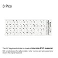 thumbnail image 3 of Persian Keyboard Stickers PC Keyboard Stickers White Background with Black Lettering 3Pcs, 3 of 3