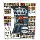 thumbnail image 1 of Pegatinas de Star Wars, 4 hojas de pegatinas decorativas de, 1 of 1
