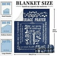 thumbnail image 7 of Marriage Prayer Blanket Wedding Gifts Anniversary Engagement Gifts for Couples Unique Bridal Shower Newlywed Gifts Wedding Registry Mr and Mrs Gifts for Wedding, Valentines, 7 of 7