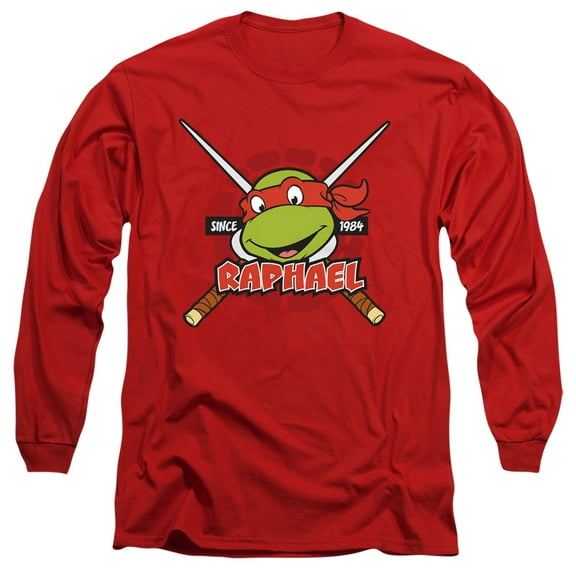 TMNT Teenage Mutant Ninja Turtles Raphael Since 1984 Unisex Adult Long-Sleeve T Shirt