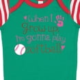 thumbnail image 3 of Inktastic Future Softball Player Girls Girls Baby Bodysuit, 3 of 4