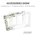 Blue Marble Pattern Single Rocker Wall Plate Switch Decorative Panel ...