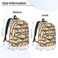 thumbnail image 2 of Disketp Funny Chicken Mochila de Lona Estampada, Mochila Escolar de Viaje Ligera para Estudiantes y Portátil-Small, 2 of 5